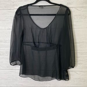 🌈 limited sheer blouse